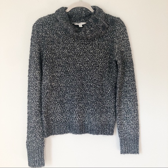 Tommy Hilfiger Marl Button Detail Sweater - Picture 3 of 11